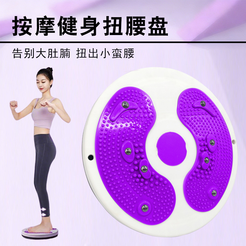 Waist Twisting Disc Magnetic Exercise Equipment, Waist Twisting Disc for Home Fitness, Waist Rotating Equipment for Slimming the Waist