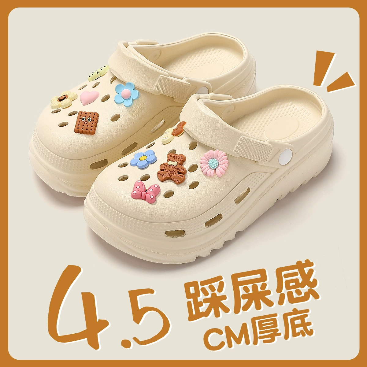 Сланцы Croc для женщин, летние, с толстой подошвой, домашняя и уличная одежда, дышащие, пляжные, с открытым носком, женские оптом, мужские