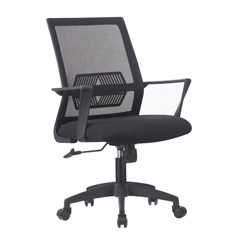 Factory Direct Sales Mesh Office Chair Mid-Back Fabric Computer Chair Swivel Task Chair
