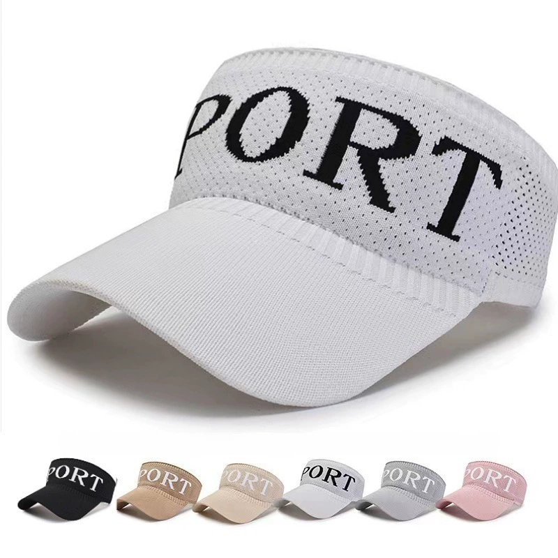 Солнцезащитная шляпа для летних видов спорта на открытом воздухе, кепка с защитным козырьком для мужчин и женщин, повседневная бейсболка с открытым верхом и широким козырьком.