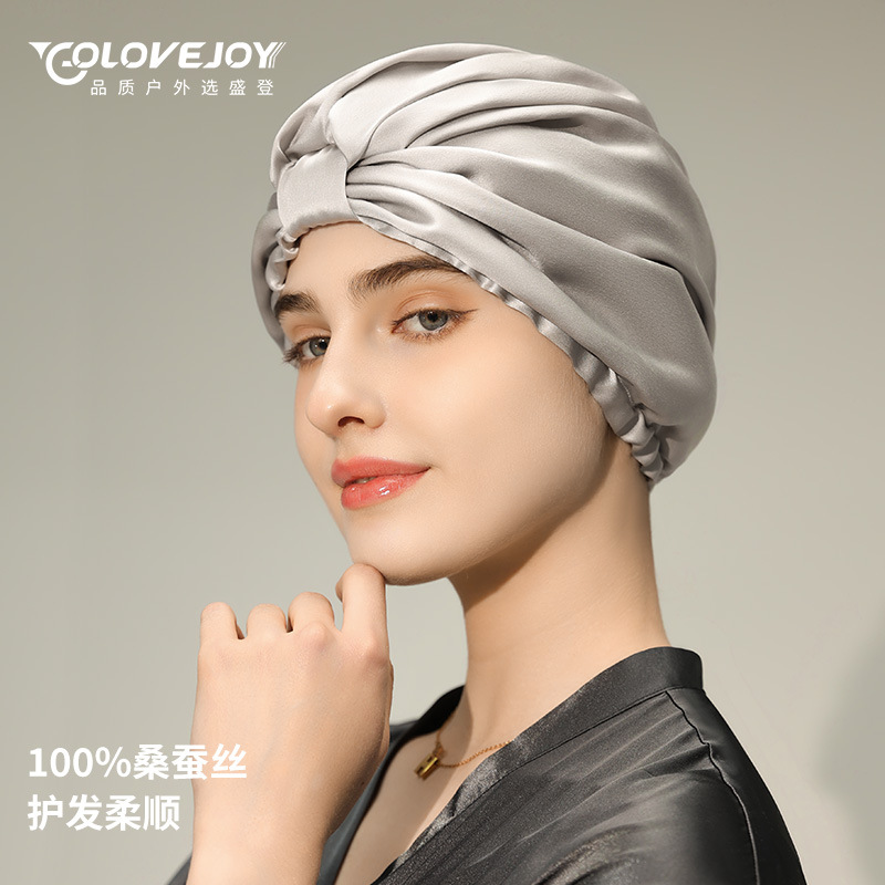 Silk windproof hat
