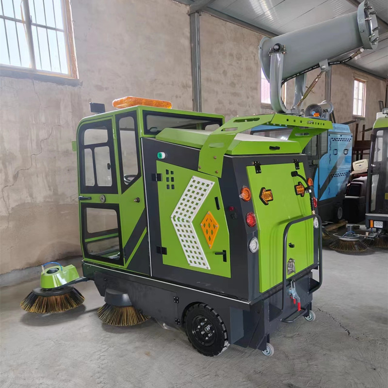 驾驶式电动扫地车 环卫物业全封闭多功能扫地机 降尘抑尘
