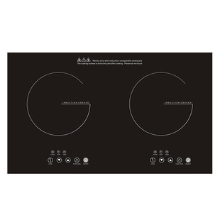 Supplier's use of double-head induction cooker embedded touch induction cooker double cooker high-power combination kitchen stove wholesale