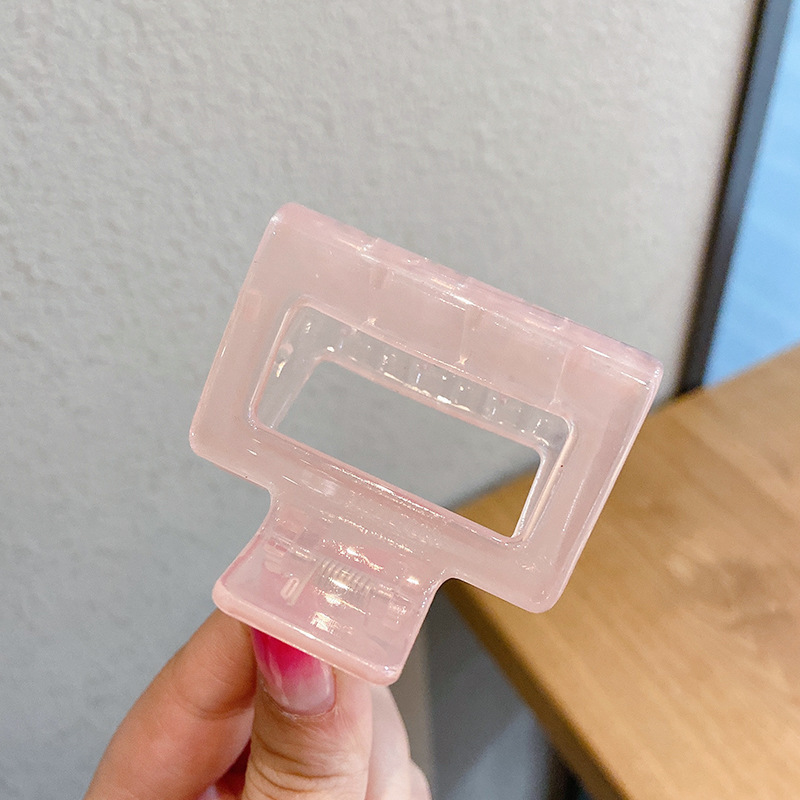 Pinza de agarre simple y versátil de temperamento, clip de tiburón grande, horquilla, pinza para el cabello de alta calidad para mujer, clip para el cabello en la parte posterior de la cabeza, accesorios para el cabello al por mayor