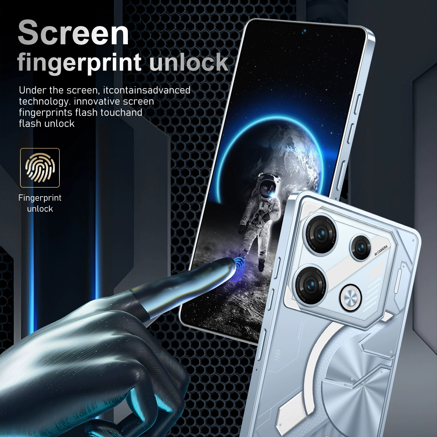 Новый кросс-бордер GT10 Pro мобильный телефон spot 16+1T Android внешний торговый источник фабрика цена (爆款)