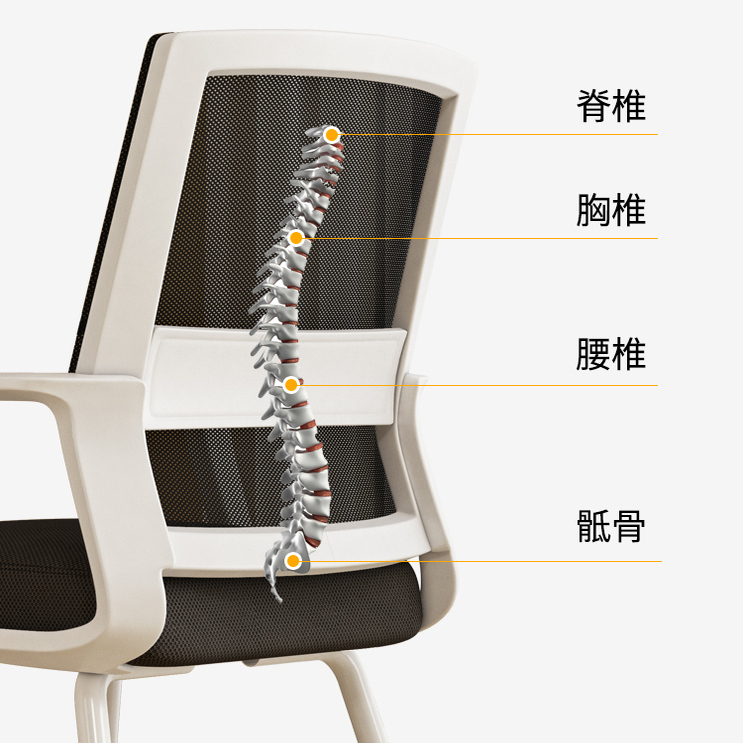 silla de computadora silla ergonómica silla de respaldo cómodo dormitorio de estudiantes universitarios silla de estudio silla de oficina en el hogar