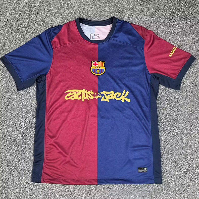 25-26俱乐部足球服巴萨球衣跨境运动2425赛季球迷版巴塞罗那爆款|undefined