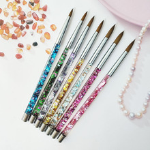 跨境电商液体杆灌油杆水晶笔美甲工具美甲笔指甲刷