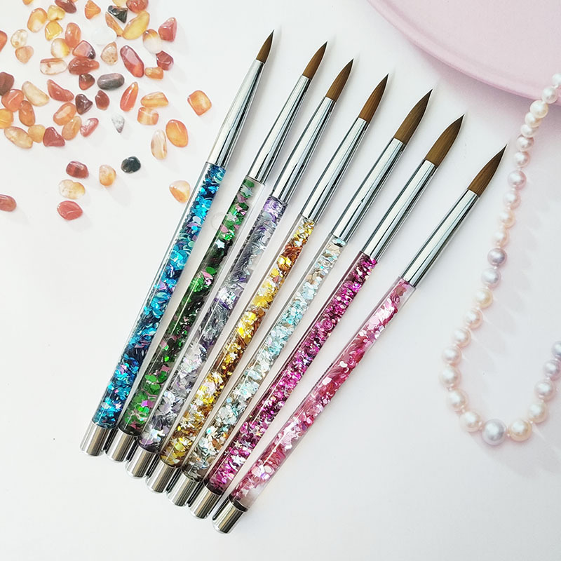 跨境电商液体杆灌油杆水晶笔美甲工具美甲笔指甲刷