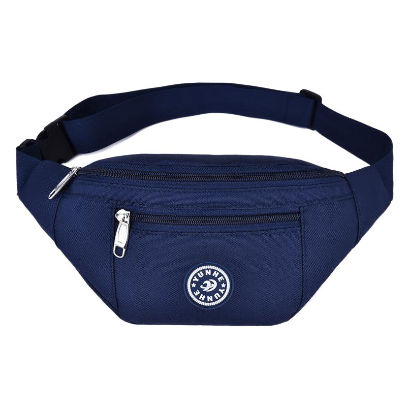 New Men's and Women's Waist Bags, Korean Style Multi-Purpose Shoulder Crossbody Bags, Water-Repellent Oxford Cloth Chest Bags, Outdoor Sports Mobile Phone Bags