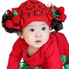 Children's wig, headband, hair accessory, bangs, helmet, Korean style