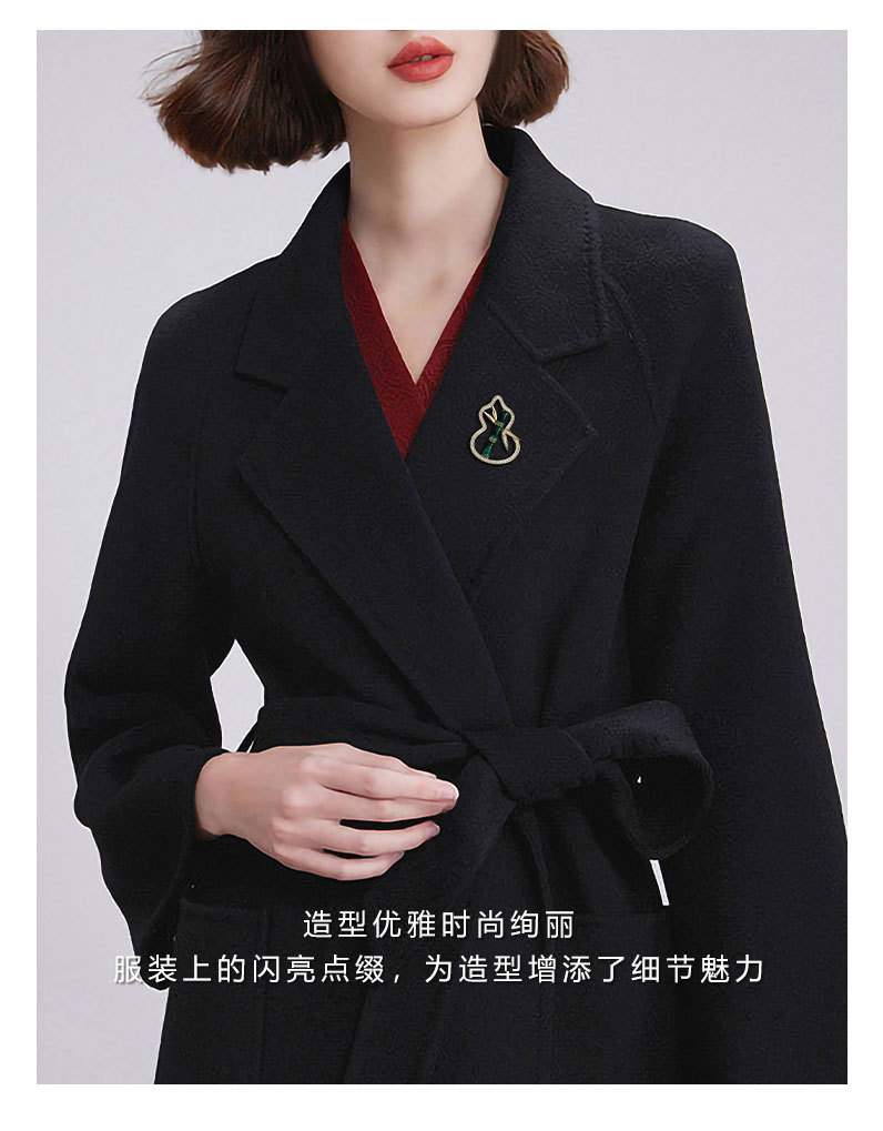 国风福绿葫芦胸针小众时尚百搭平安竹胸花新品轻奢高级