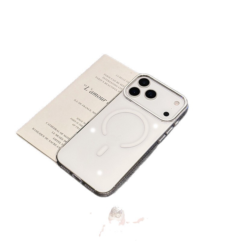 适用苹果17promax冰透磁吸手机壳iPhone16高透超薄防摔PC简约套15|undefined