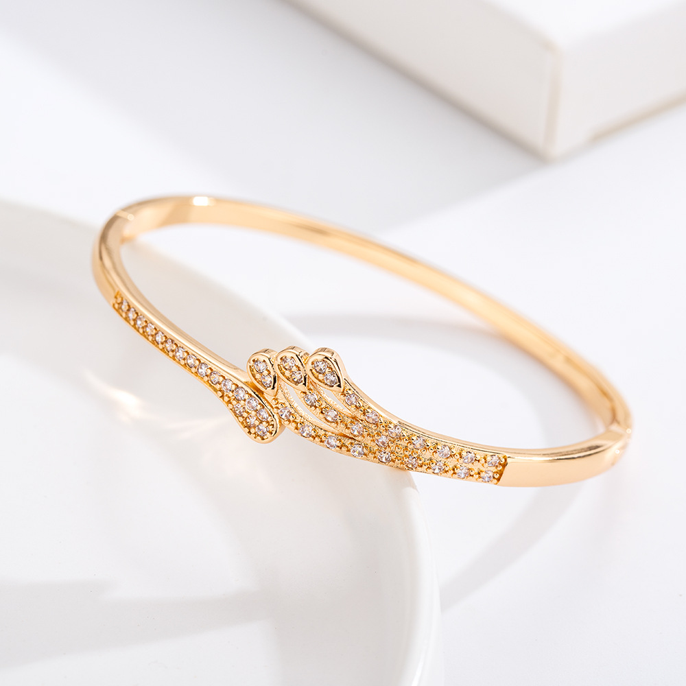 Seiko full diamond angel wing brazalete ligero lujoso temperamento de moda versátil pulsera alta sensación al por mayor