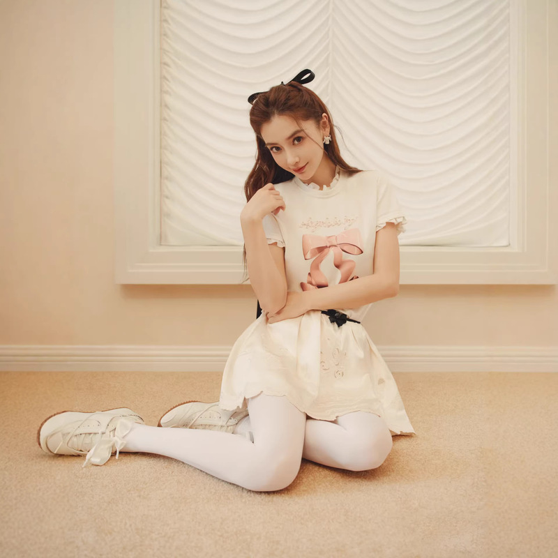 Lajia (Baby's Same Style) 2026 Spring New Printed Bow T-Shirt and Skirt Simple, Comfortable, and Versatile Set Lajia (Baby's Same Style) 2026 Spring New Printed Bow T-Shirt and Skirt Simple, Comfortable, and Versatile Set