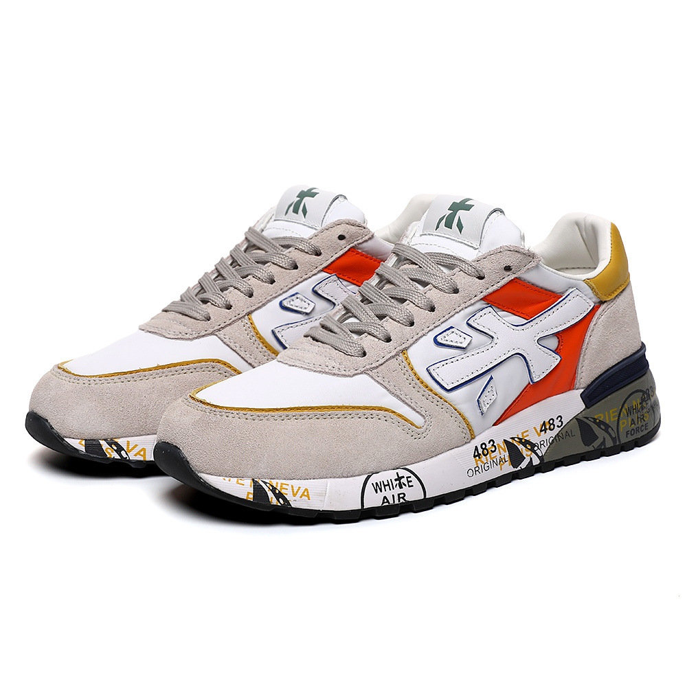 Comercio exterior transfronterizo nuevos zapatos masculinos premium, suela gruesa transpirable, zapatos deportivos casuales de cuero anti-pelú.