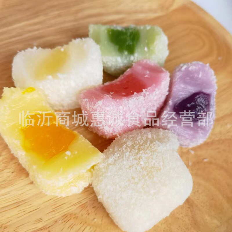 Pumped Dafu Group Bulk 21kg Strawberry Mango Matcha Blueberry Fruit Flavor Potato Group Cake Waxy Snacks