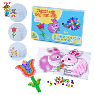 Factory DIY spell bean template set kindergarten handmade jigsaw puzzle children's educational toys spell bean wholesale