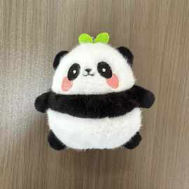 萌小熊猫公仔毛绒玩具挂件四寸大熊猫包包挂饰钥匙扣娃娃玩偶迷你