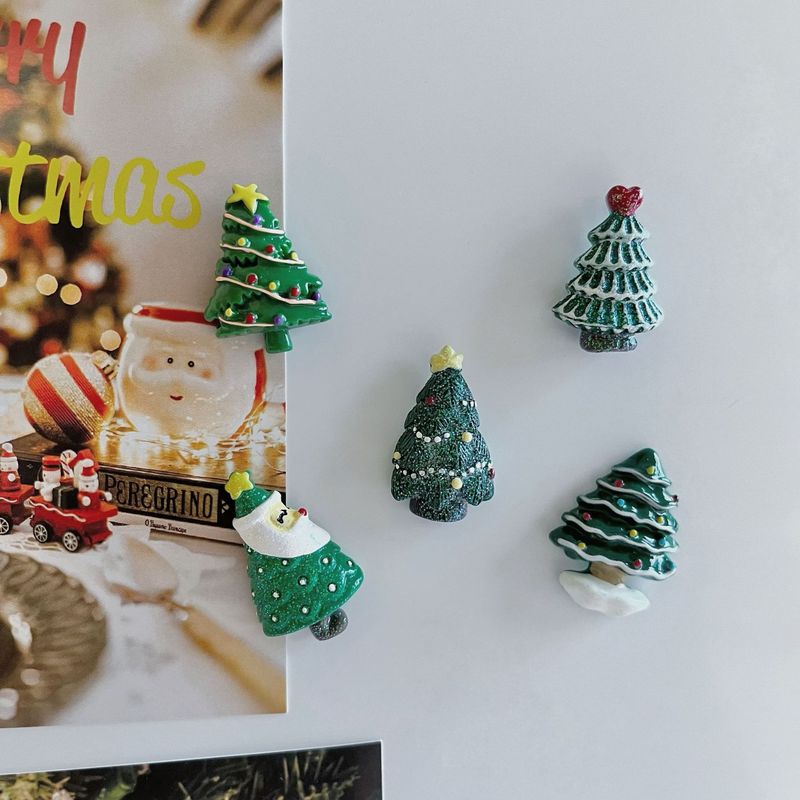 かわいいクリスマスシリーズ冷蔵庫マグネットクリエイティブクリスマス装飾磁気クリスマスツリーメッセージステッカー装飾写真|undefined