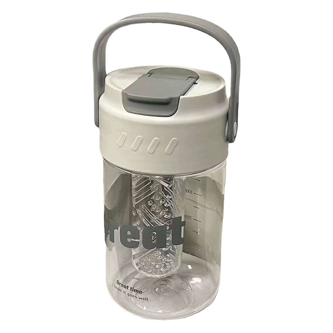 Летняя большая бутылка для воды для девочек, стильная, портативная, удобная спортивная бутылка с трубочкой, новый дизайн, студенческая бутылка