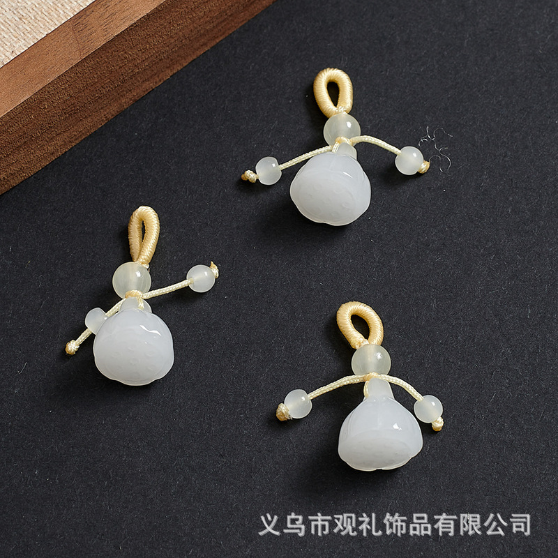 琉璃葫芦莲蓬樱花手串吊坠提溜串珠手链手工diy手绳编织饰品配件|undefined