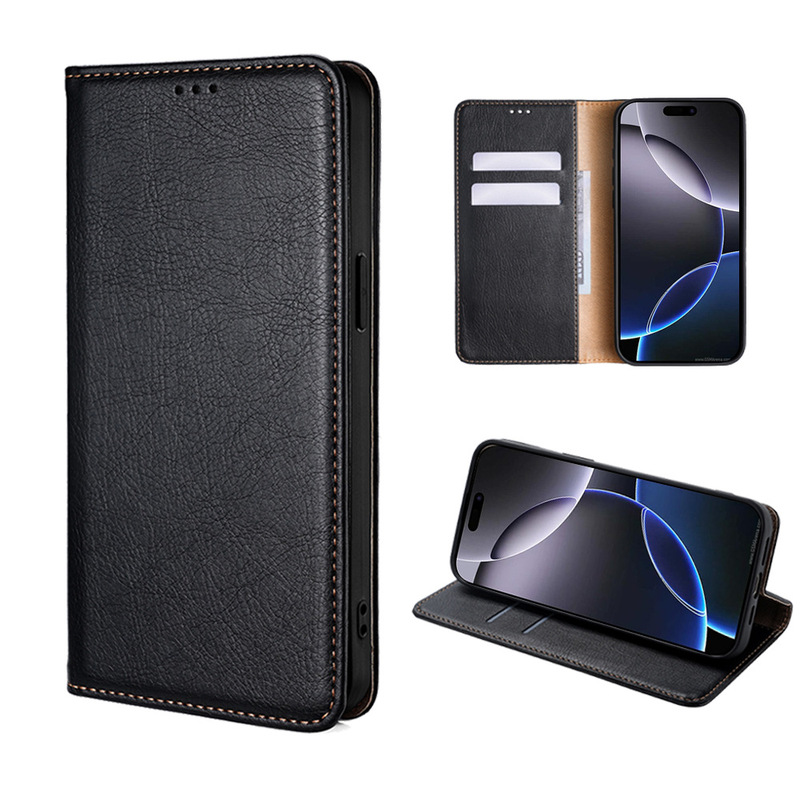 Suitable for Samsung S25Fe Mobile Phone Leather Case S25Edge Wallet S24Plus Flip Business Anti-Fall Mobile Phone Case S23