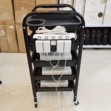 尚赫美容仪机器移动推车铝支架夹子卡扣超音波仪器固定托置物架