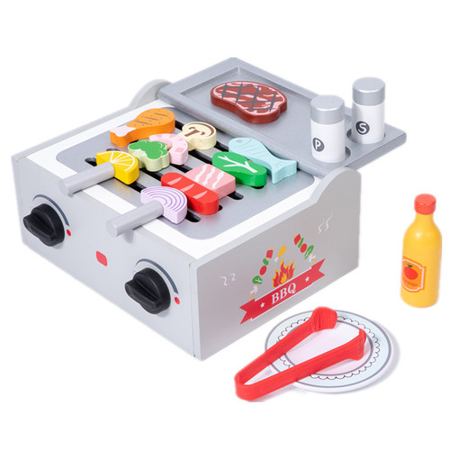 Children's simulated wooden pizza oven pizza kitchen play house early education educational toys 3-6 years old