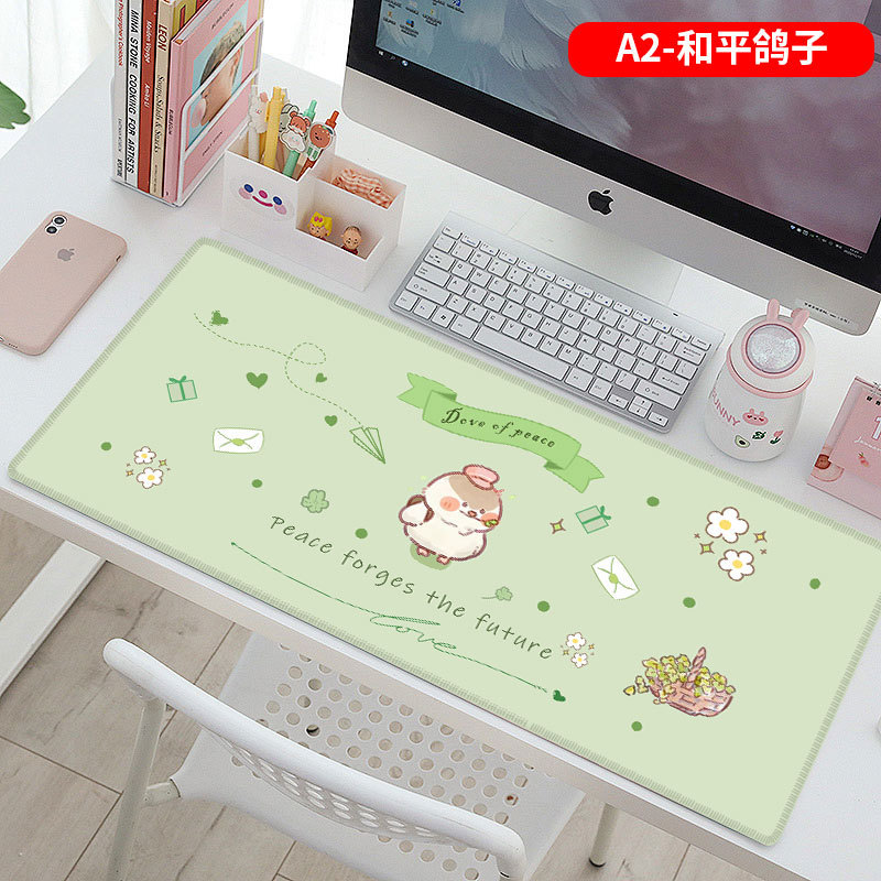 マウスパッドの巨大なアニメのかわいい動物のキーボードパッドを大きくして、ロックを厚くします。|undefined
