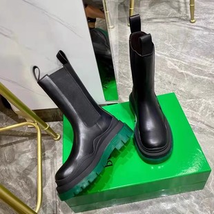 Boots 2025 Autumn New Style Chelsea Boots Women's Short Boots Thick-Soled Chimney Boots Men's Martin Boots Large Size