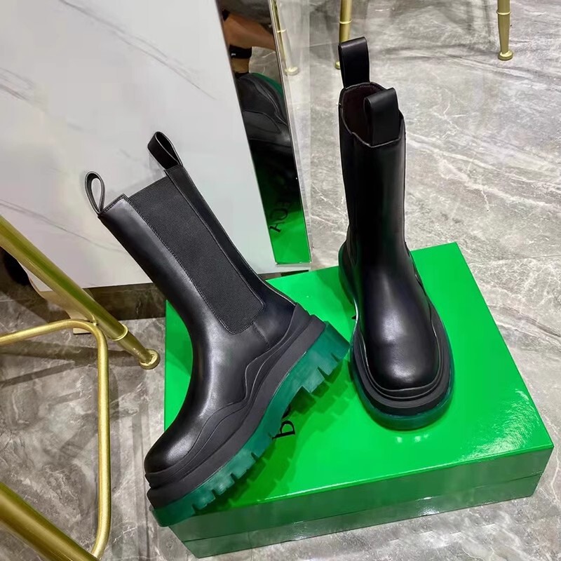 Boots Autumn and Winter New Styles Chelsea Boots Short Boots Thick-Soled Chimney Boots Women's Martin Boots Large Size in Stock Wholesale Cross-Border
