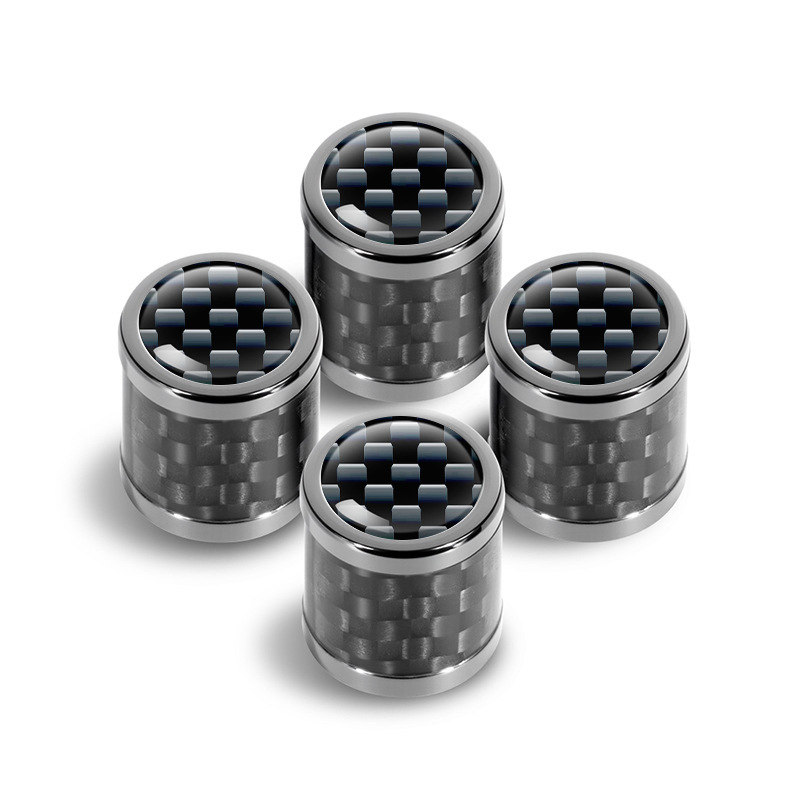 New Product Supply: Genuine Carbon Fiber Car Tire Valve Core, Universal Valve Cap, Metal Decorative Dust Cover