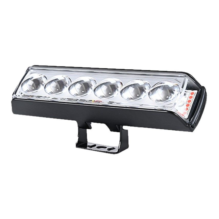 Lámpara de luz corta de tres lados de motocicleta LED flash de explosión de luz intensa exterior de farol integrado de pavimentación de carretera para vehículo eléctrico image 16