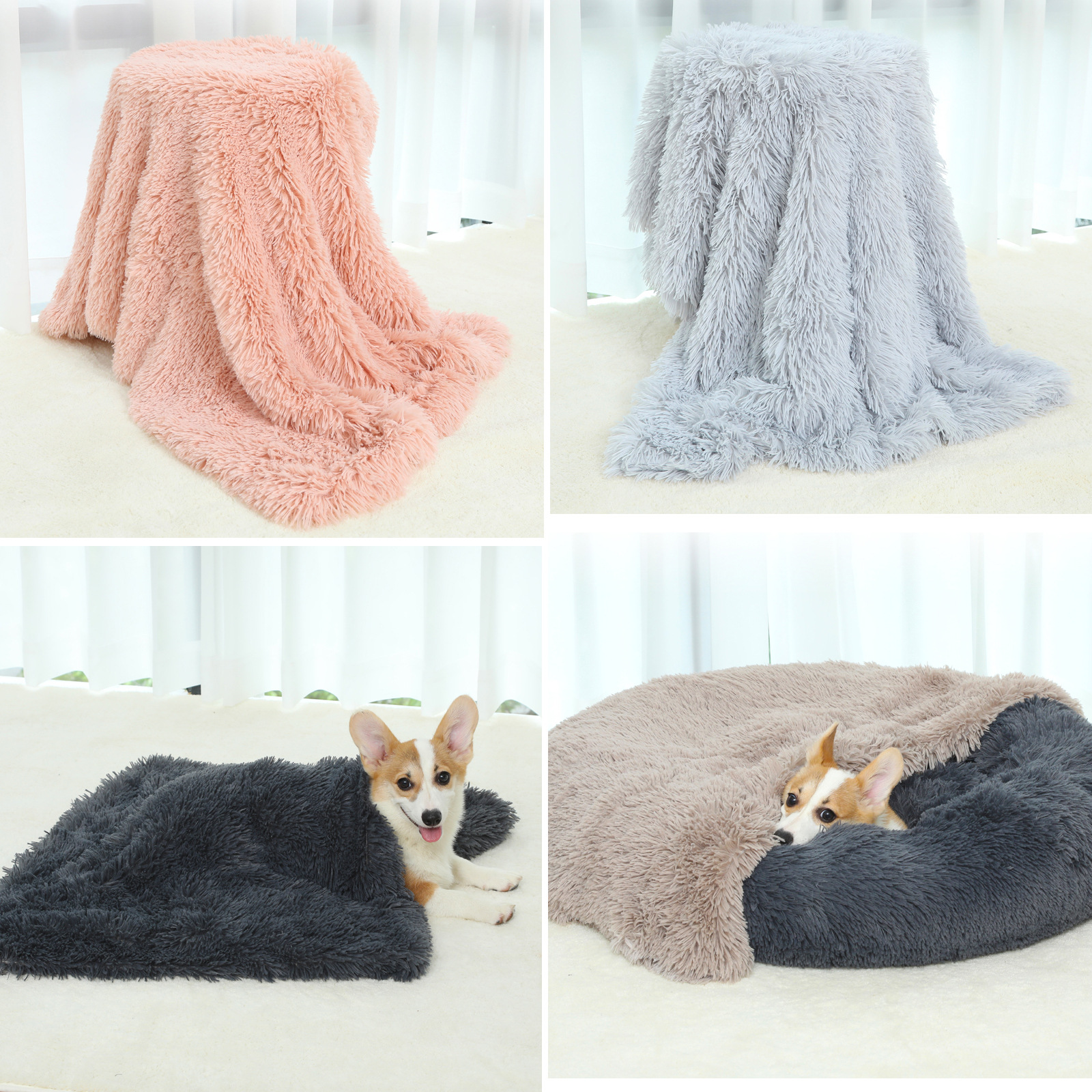 Manta para mascotas gato invierno cálido manta Kennel Dog Mat mascotas suministros Four Seasons perro Manta