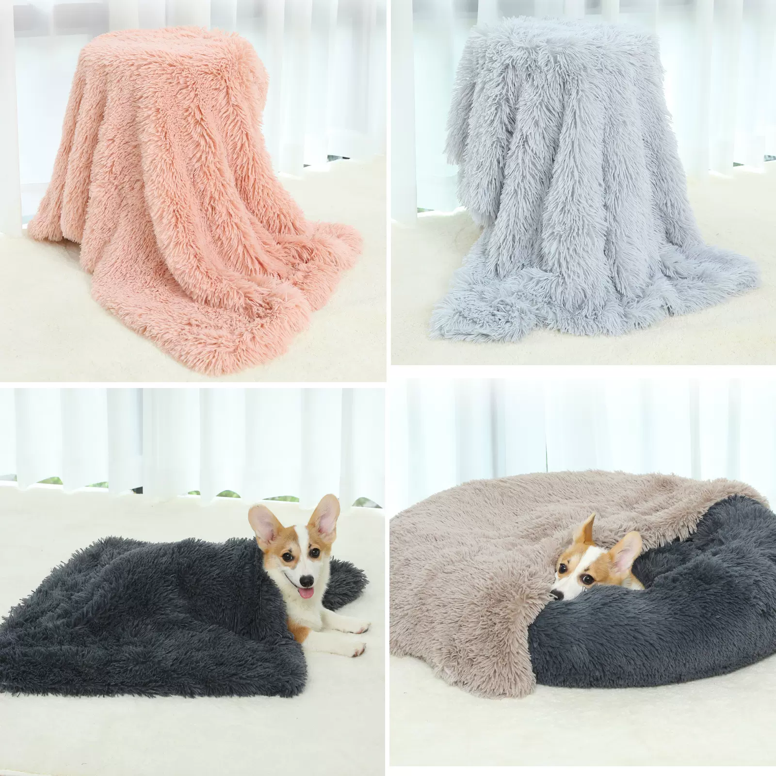 宠物毛毯猫咪冬季保暖盖毯狗窝狗狗垫宠物用品四季狗毯子