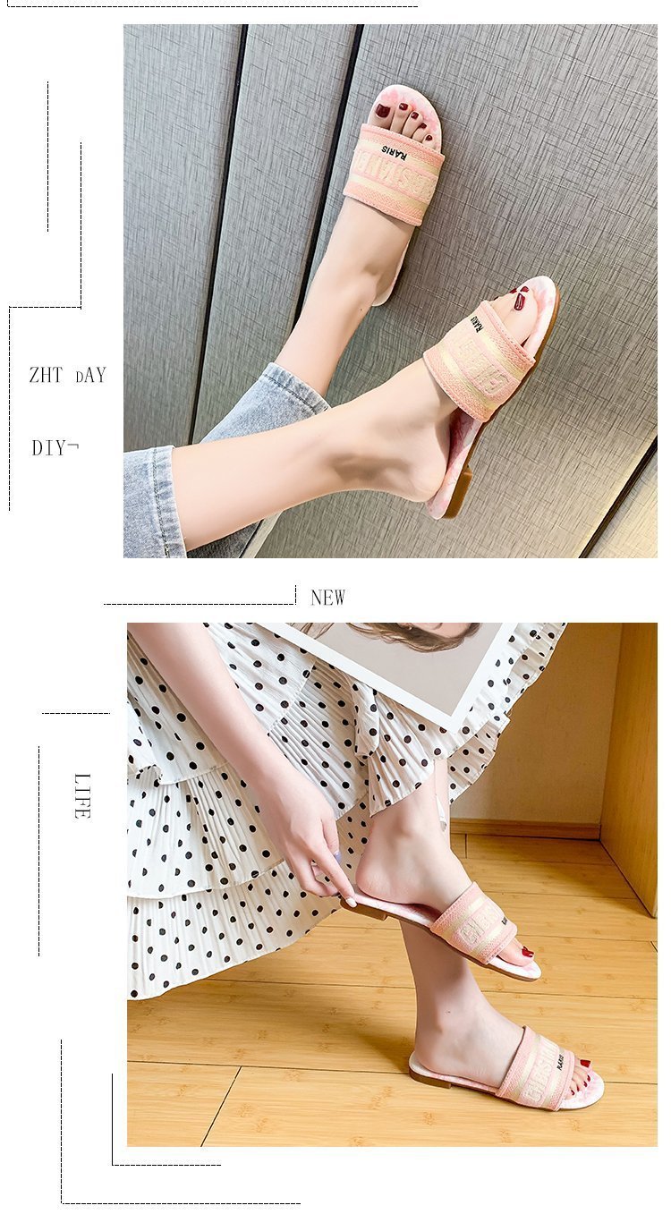 Internet Berühmte Hausschuhe Damen Sommer, Super Hot Im Jahr 2024, Neue Mode Für Den Außenbereich, Ins Trendy Beach Anti Slip One_voghion.com