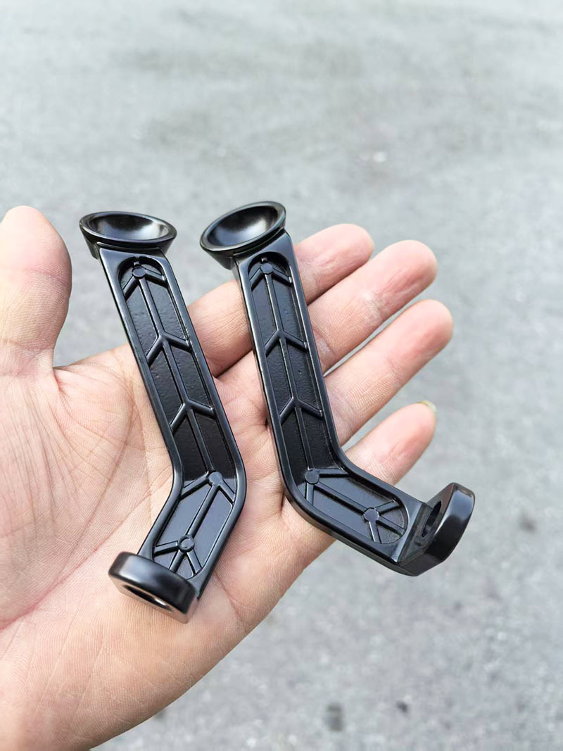 Right Electric Vehicle Mobile Phone Bracket Accessories Navigation Bracket Fixed Base Aluminum Alloy Rearview Mirror Bracket Rod Thickened