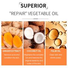 Cross-border LANTHOME Turmeric Soap for Cleaning Dust, Softening Skin, Gentle Purification, Facial Cleanser Wholesale