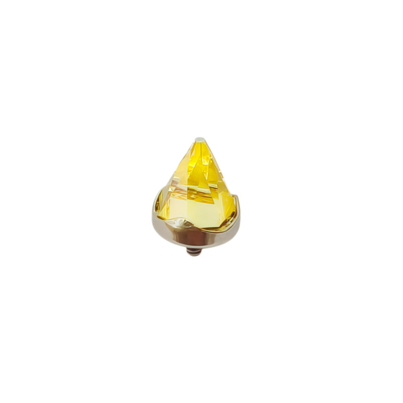 Pointed titanium steel lip stud product view