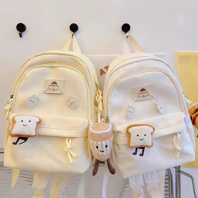 Japanese Style Ins Style Soft Girl Cute Girl Backpack small size College Students Lightweight Mummy Bag Backpack Small Schoolbag for Women