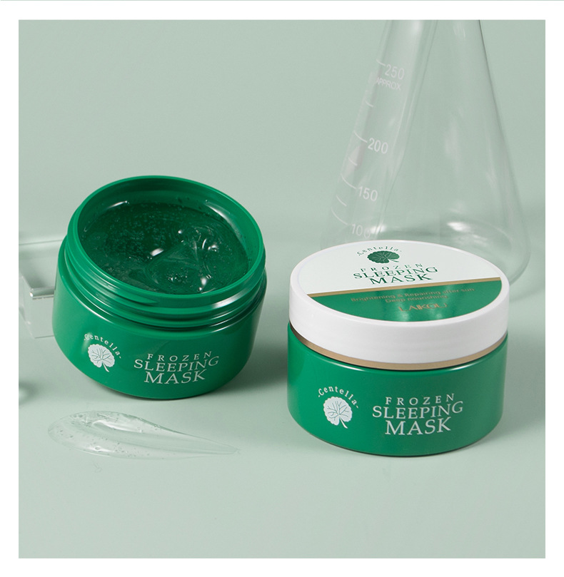 Wholesale cross-border LAIKOU Centella asiatica frozen Mask 100g application-based sleeping mask Hydrating Moisturizing Cleansing mask undefined