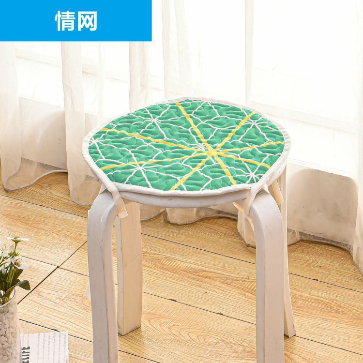 丸腰掛け布芸クッション椅子クッション丸腰掛けセット円形ホテル腰掛けカバー家庭用小型丸腰掛け|undefined