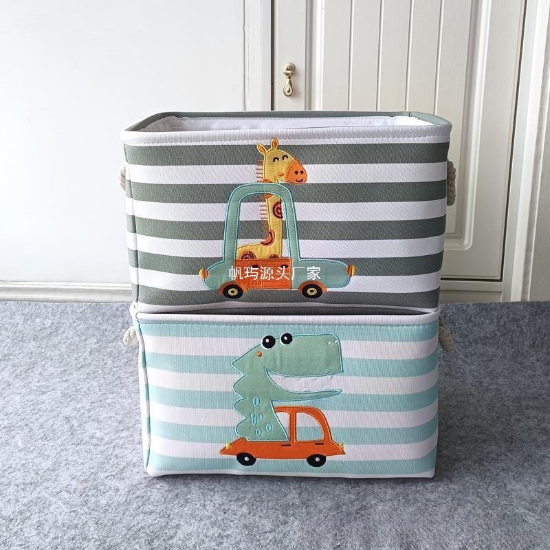 子供のおもちゃはかごの布芸を収納して、赤ちゃんのぬいぐるみの収納かごの漫画の大容量の収納ボックスの桶を厚くします。|undefined