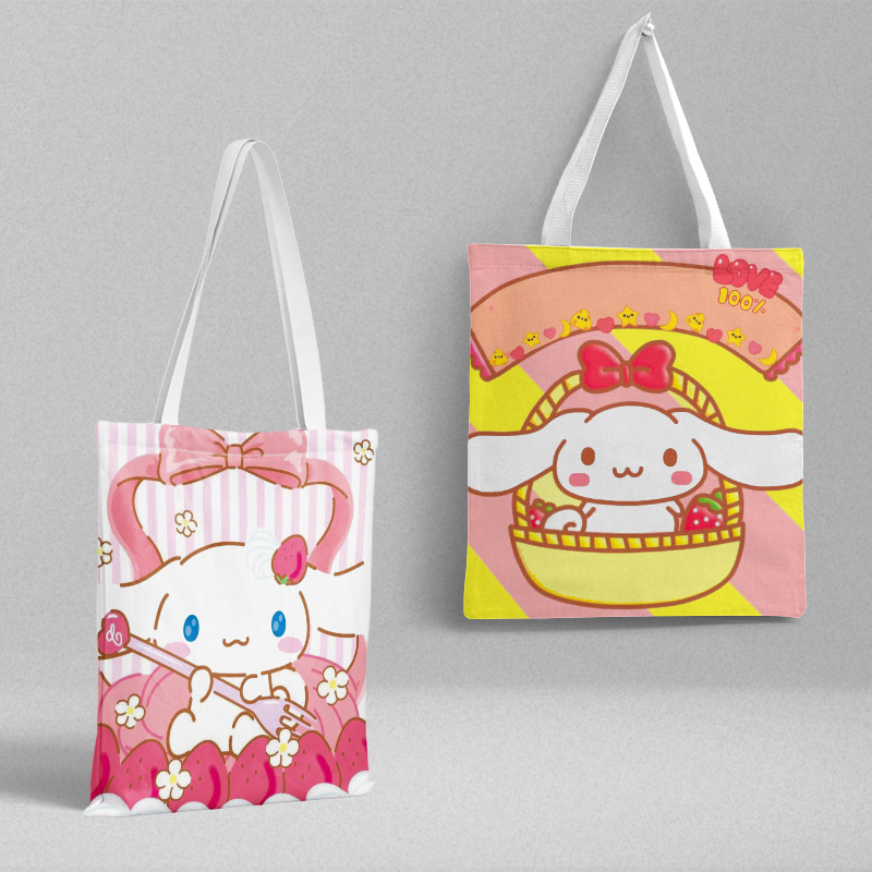 Bolsa de lona Sanli Gull pequeña fresca y simple estilo ins versión coreana hermosa bolsa de hombro bolsa de compras portátil al por mayor