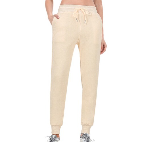 Women's Loose Fleece Lined Yoga Pants for Autumn/Winter Outdoor Fitness, Warm Locking and Casual Exercise Leggings