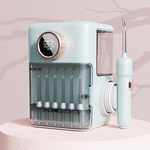 工厂定制爆款电动洗牙机大容量水箱 水牙线OEM带电池台式冲牙神器