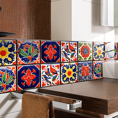 TS360-368 拼花摩洛哥瓷磚貼牆面翻新貼紙家居裝飾自粘跨境牆貼