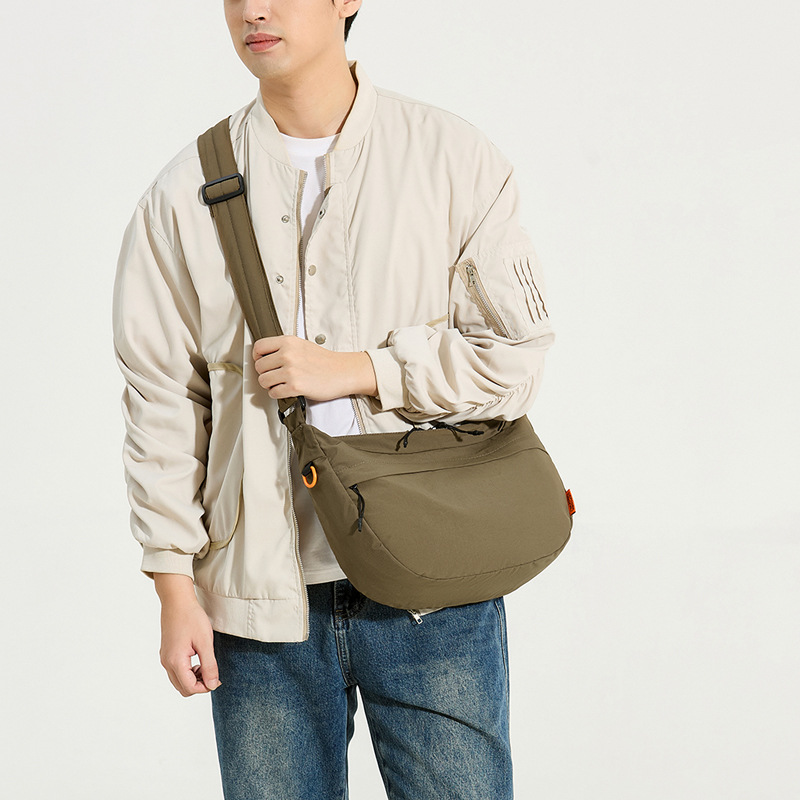 WEPOWER nueva bolsa diagonal de un solo hombro de gran capacidad, bolsa de bola de masa ligera y de moda, bolsa de mensajero simple y versátil