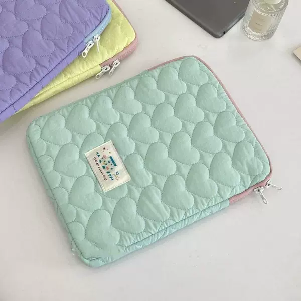 Korean INS Soft iPad Sleeve Bag 11inch Tablet Bag 14-15inch Laptop Storage Bag